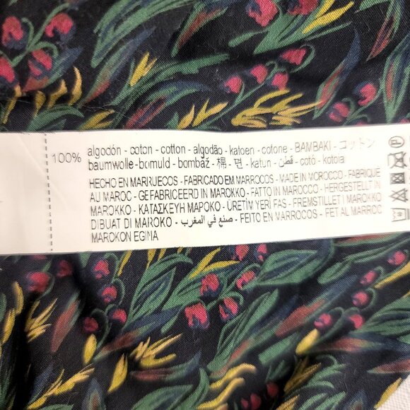 Zara Victorian XS Whimsigoth High Neck Ditsy Floral Puff Sleeve Boho Indie - Picture 7 of 11